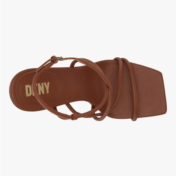 DKNY Strappy High Heel Sandals – Dk Cognac
Size 6 | New with Box - Picture 6 of 9